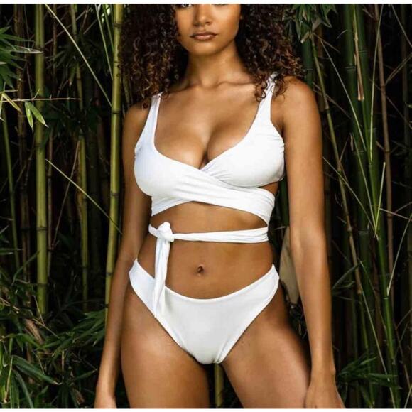 BuffBunny Other - Buffbunny Collection Bikini Swim Bottoms Size S Small NWT White